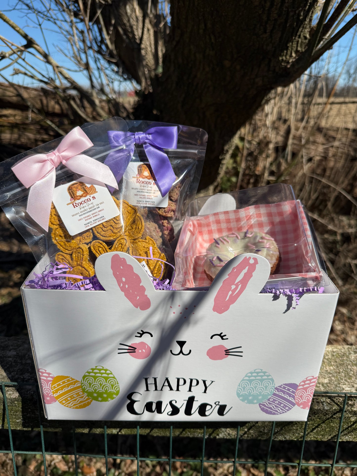 Doggie Treat Easter Basket- Freedom First Rescue Fundraiser