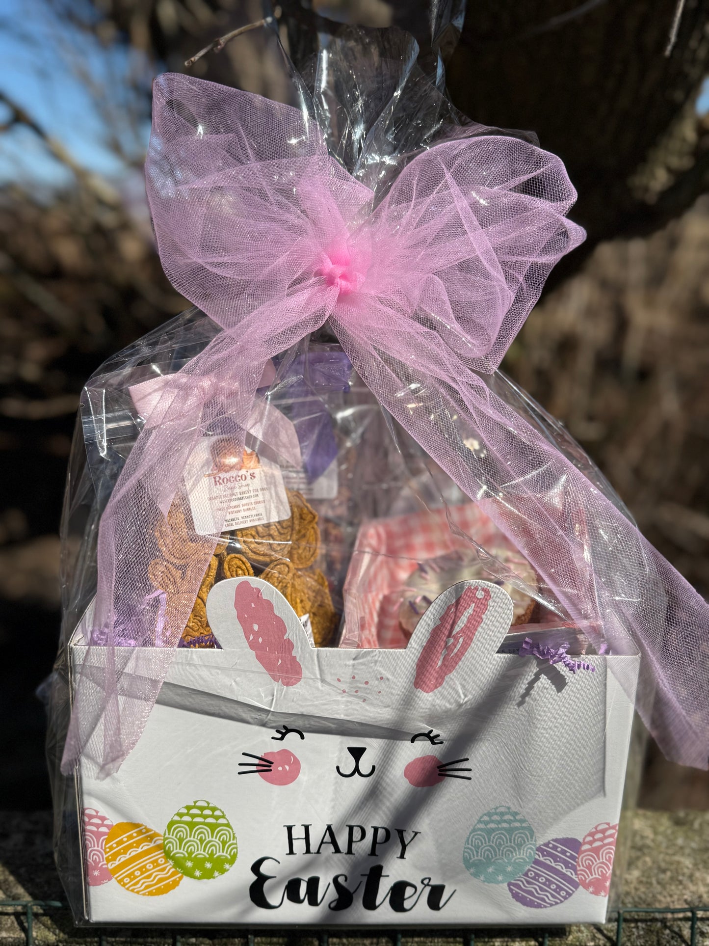 Doggie Treat Easter Basket- Freedom First Rescue Fundraiser