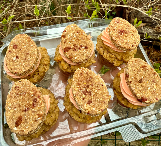 Organic Speckled Strawberries & Cream Mini Pupcakes