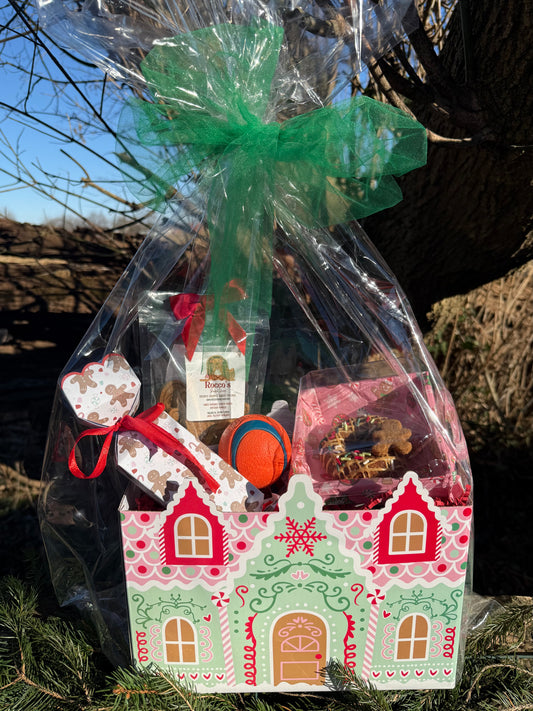 Doggie Christmas Gift Basket- Fundraiser for Freedom First Rescue